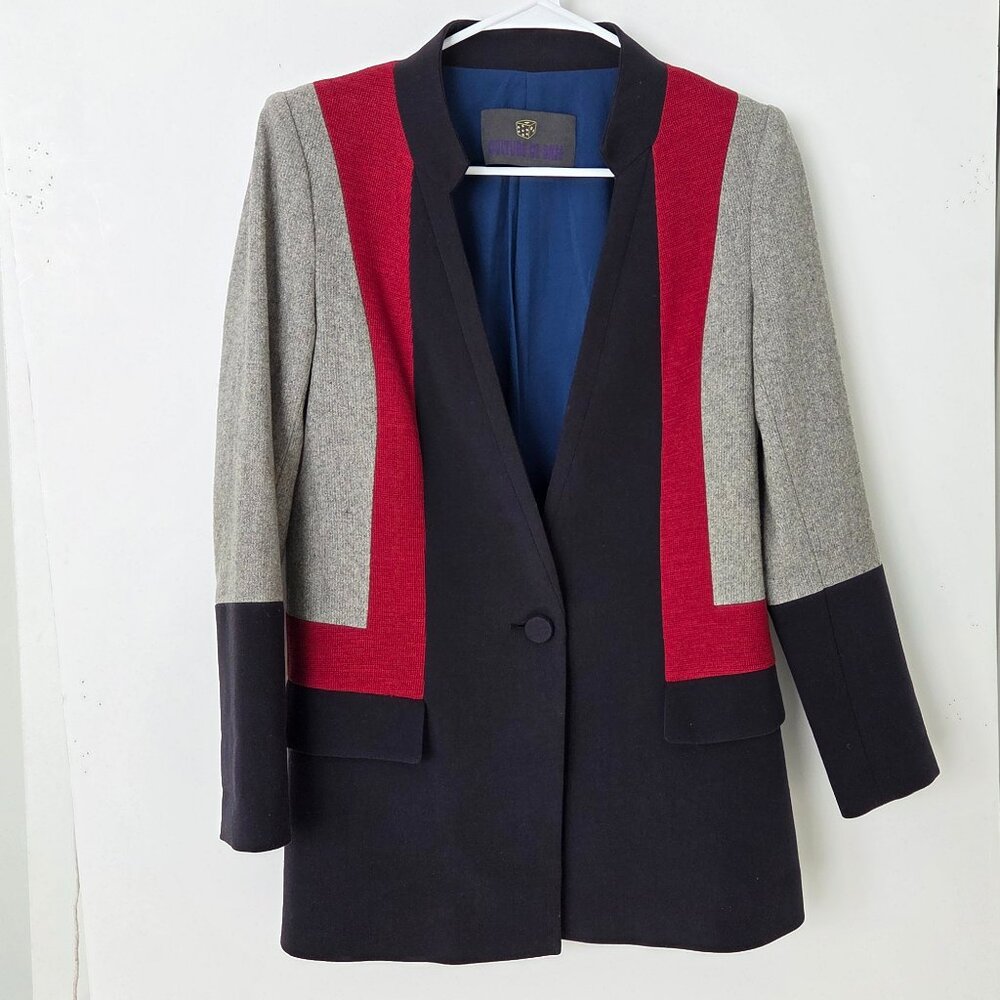 VTG-Culture de Base Color-Block Avant-Guard Jacket, Korea Women, S